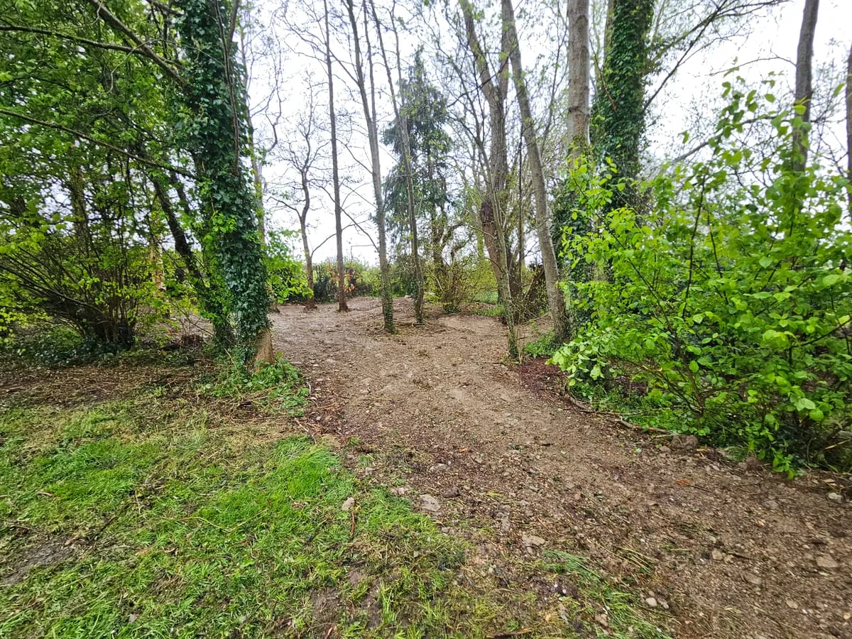 A garden we cleared and tidied in Kilcurry, Co. Louth.