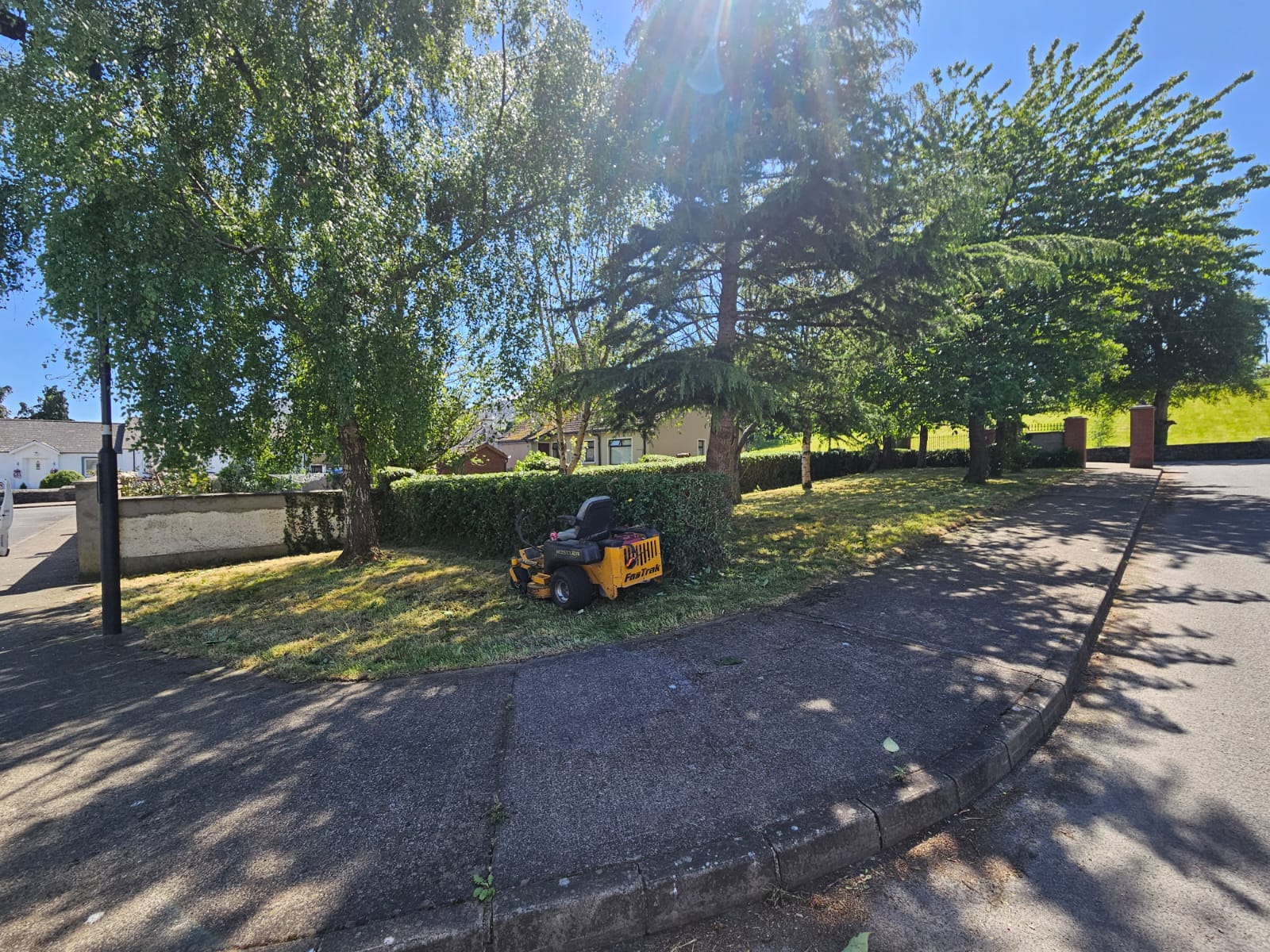 Perfectly maintained garden after professional service