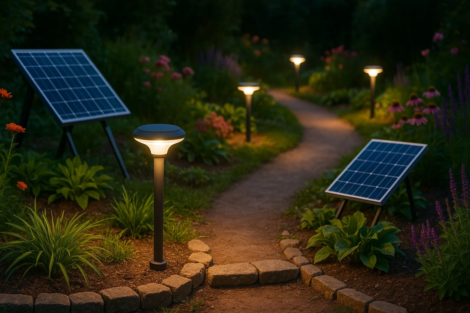 Hero image for Solar Garden Lighting Installation in County Louth