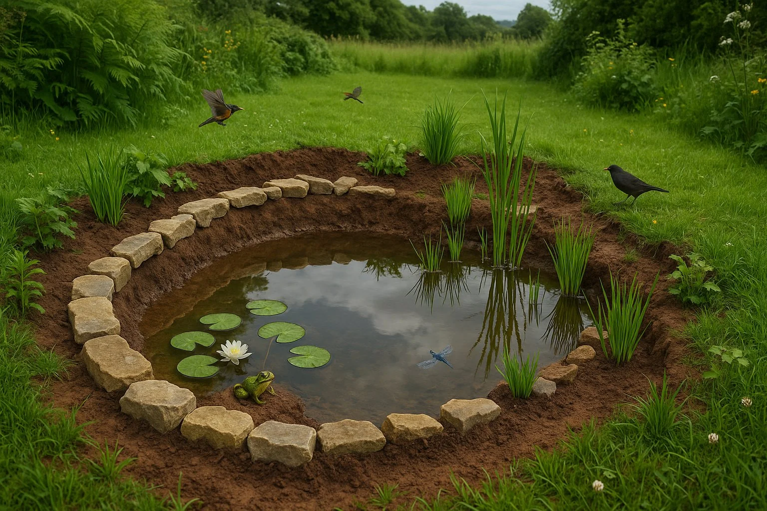 Hero image for Wildlife Pond Installation Guide for Irish Gardens